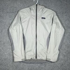 Patagonia‎ Rain Shadow Jacket Women's Size xs Grey Lightweight Outdoors Hiking